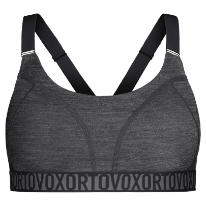 Спортивний бюстгальтер Ortovox 150 Essential Sports Top чорний Black Raven Blend
