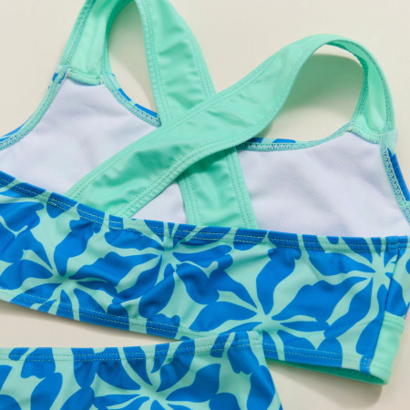 Дитячий купальник Regatta Dakaria Bikini III SnBluIcGrnFl