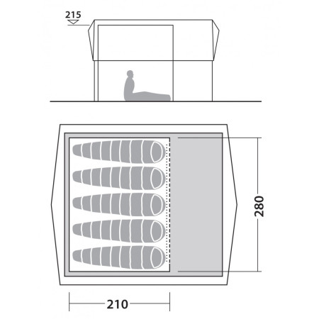 Спальня Robens Inner tent Prospector Castle