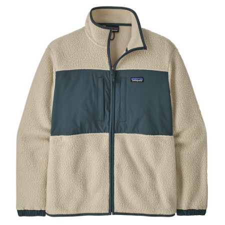 Чоловіча толстовка Patagonia M's Retro Pile Patch Jkt бежевий/зелений Pelican