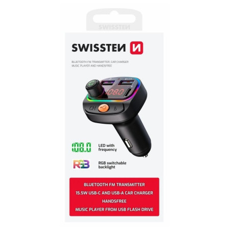 FM трансмітер Swissten RGB