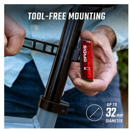 Переднє / заднє світло Sigma Buster 400 + Blaze Flash