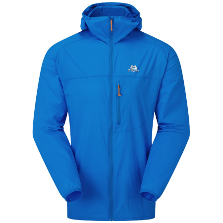Чоловіча вітровка Mountain Equipment Aerofoil Hooded Jacket синій Atlantic Blue