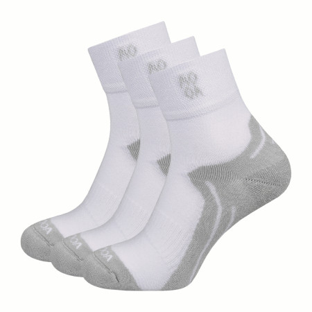 Шкарпетки MOOA Bamboo Active Mid 3-pack білий/сірий White/Grey