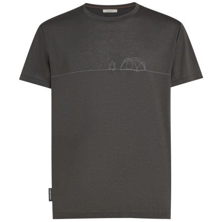 Чоловіча функціональна футболка Icebreaker Merino Blend Core SS Tee Single Line Camp