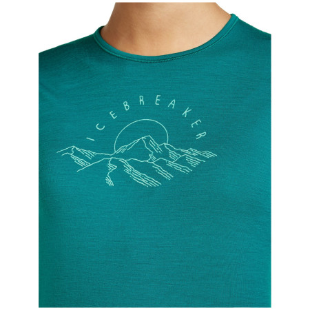 Жіноча функціональна футболка Icebreaker Women Merino 200 Oasis LS Crewe Sunrise Summit