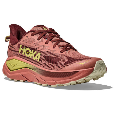 Жіночі кросівки Hoka W Challenger 8 Wide червоний Blush / Dark Cedar