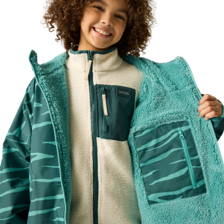 Дитяче водонепроникне пальто Regatta Junior Changing Robe Mediterranea