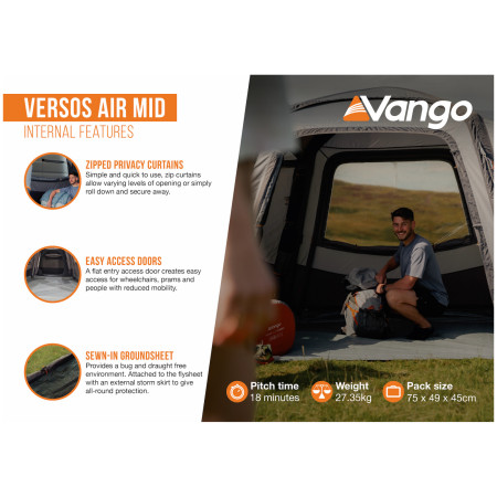 Приставний намет Vango Versos Air Mid