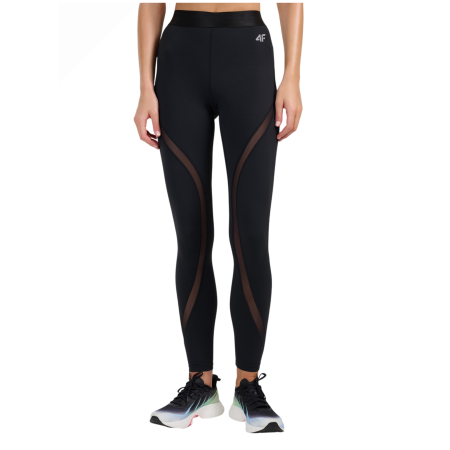 Жіночі легінси 4F Tights Fnk F475 чорний Deep Black