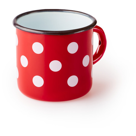 Кружка Zulu кружка червона з білими цяточками