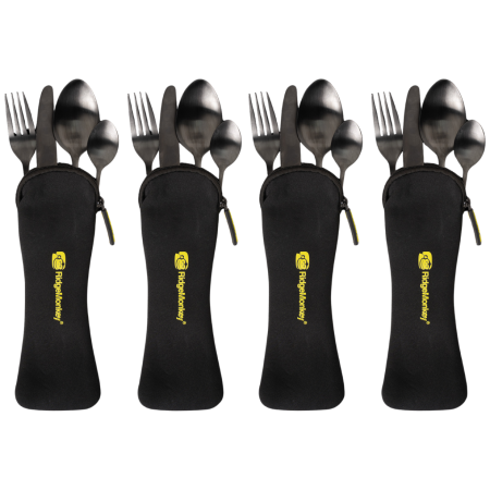 Набір столових приборів Ridge Monkey DLX Cutlery Set Four Pack
