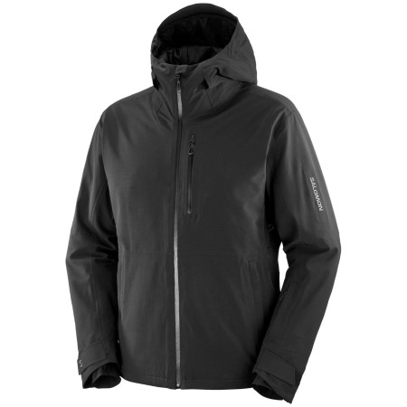 Чоловіча куртка Salomon Highland Jacket M чорний DEEP BLACK