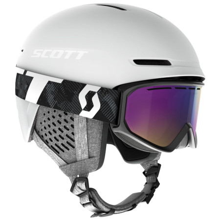 Лижний набір Scott Combo Helmet Track Goggle Fact білий White