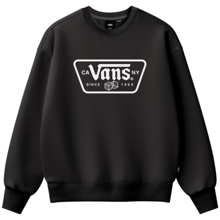 Чоловіча толстовка Vans Knu Patch Crew чорний Black