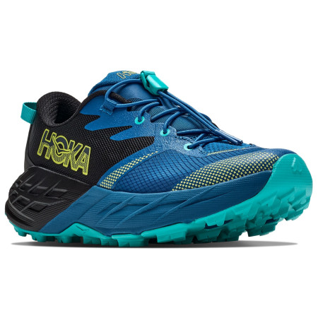 Дитяче взуття Hoka Speedgoat 7 Big Kids Black/Night Glow Blue синій/чорний Black / Night Glow Blue