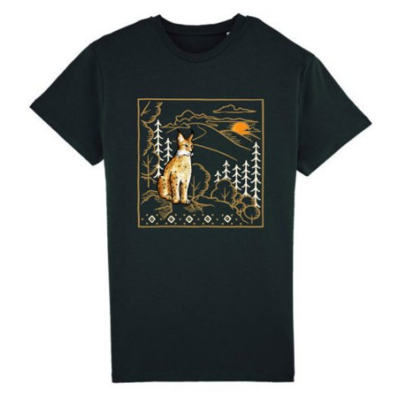 Чоловіча футболка České parky Lynxie чорний