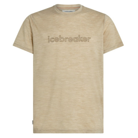 Чоловіча функціональна футболка Icebreaker M 150 Tech Lite SS Tee IB Stitchline бежевий Bay Hthr