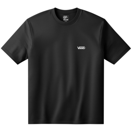 Чоловіча футболка Vans New Left Chest SS Tee чорний Black/White