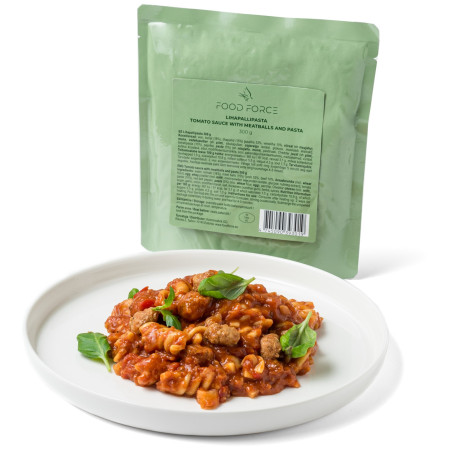 Готова їжа Food Force Макарони з томатним соусом і м’ясними кульками 300 г