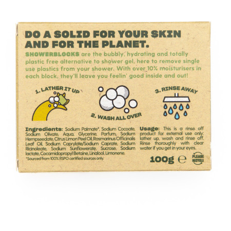 Гель для душу Totally Solid Solid Shower Gel EO Range - Lemon & Rosemary