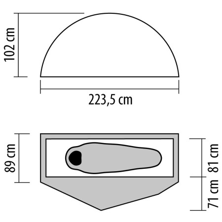 Туристичний намет NEMO Equipment Dragonfly OSMO 1P