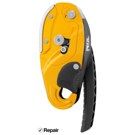Гальма для кріплення Petzl Rig Repairable чорний/жовтий Yellow