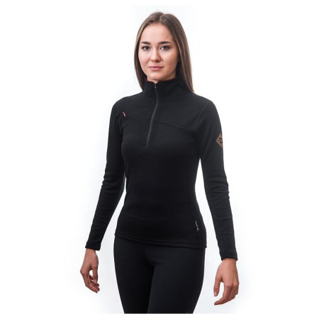 Жіноча толстовка Sensor Merino Upper коротка блискавка