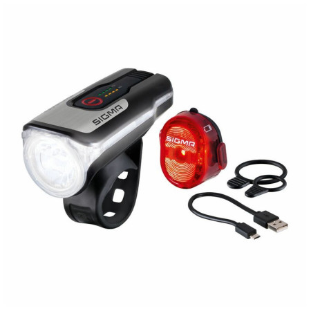 Переднє / заднє світло Sigma Aura 80 USB + Nugget II.