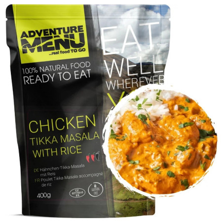 Готова їжа Adventure Menu Курка тікка масала з рисом 400 г
