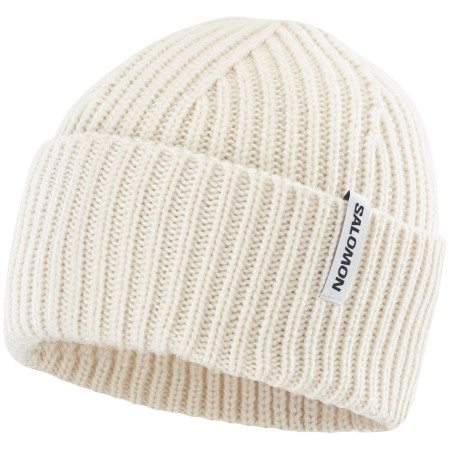 Шапка Salomon Snowbird Beanie U білий WHISPER WHITE