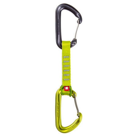 Набір відтяжок Ocún HAWK QD WIRE ECO-PES 16 mm 10 cm 6-pack світло-зелений