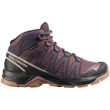 Жіночі черевики Salomon X-Adventure Recon Mid Gore Tex червоний Huckleberry / Nine Iron / Shadow Gray
