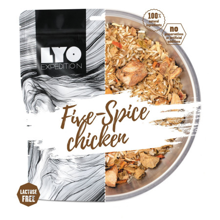 Дегідрована їжа Lyo food Курка п’яти смаків з рисом 370 г