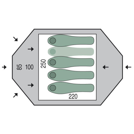 Намет Pinguin Tornado 4