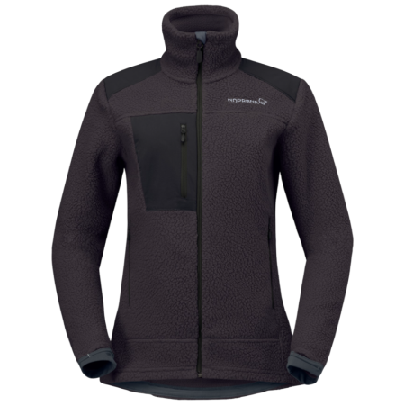 Жіноча толстовка Norrona trollveggen warm3 Jacket темно-сірий Phantom