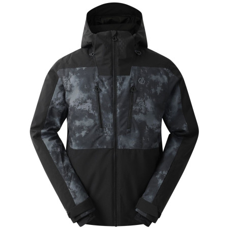 Чоловіча гірськолижна куртка Dare 2b Baseplate III Jacket чорний/сірий Black/Iron Gate Distressed Print