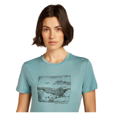Жіноча футболка Icebreaker Women Merino 150 Tech Lite SS Tee Terrain