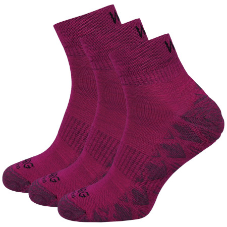 Шкарпетки Warg Endurance Merino Mid 3-pack фіолетовий Fuchsia