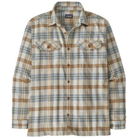 Чоловіча сорочка Patagonia Fjord Flannel Shirt Midweight бежевий