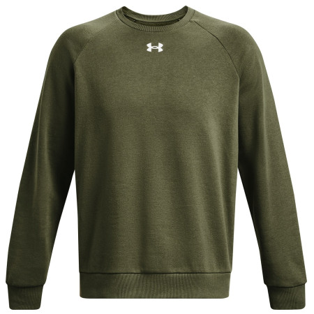 Чоловіча толстовка Under Armour Rival Fleece Crew темно-зелений Marine OD Green / / White