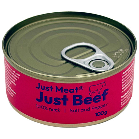 Консерви Just Meat Hovězí krk 100 g червоний