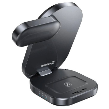 Бездротовий зарядний пристрій Swissten MagBase 3-in-1