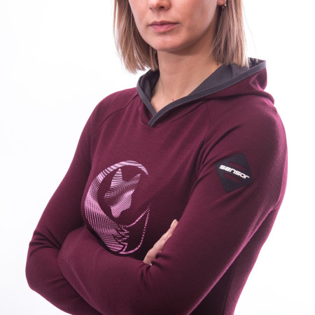 Жіноча толстовка Sensor Merino Upper Fox