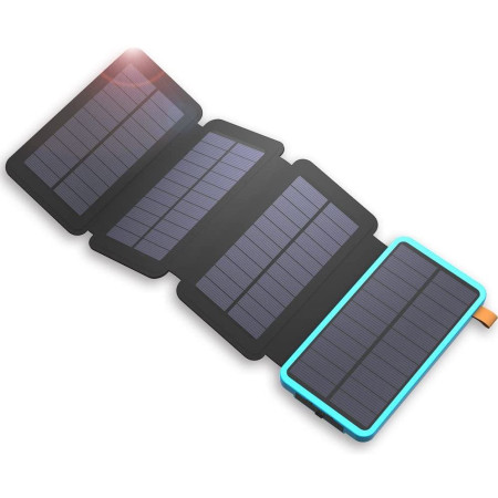 Сонячна зарядна панель AllPowers XD-SC-010-BBLU +powerbank чорний Black
