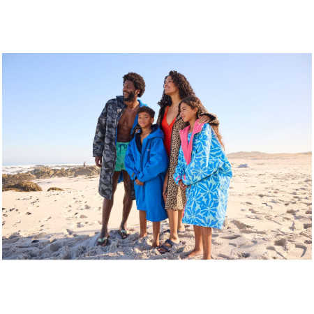 Водонепромокне пальто Regatta Junior Waterproof Changing Robe SBluFlPiLem