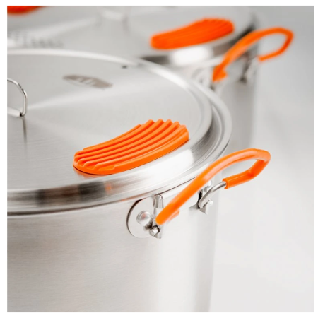 Набір посуду GSI Outdoors Glacier Stainless Base Camper Medium