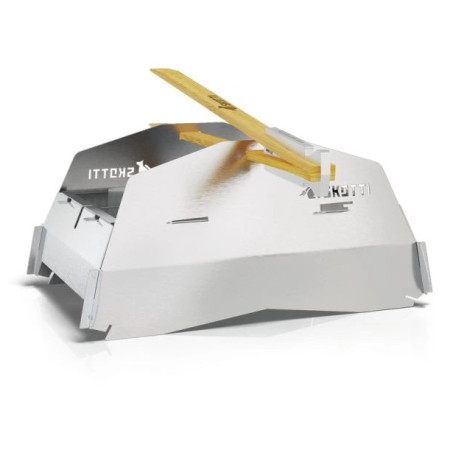 Аксесуар для гриля SKOTTI Multifunkční víko na gril срібний ocelová