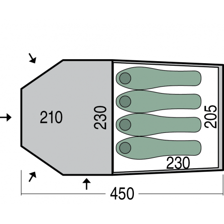 Намет Pinguin Storm 4