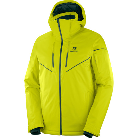 Чоловіча куртка Salomon Stormrace Jkt M зелений Citronelle